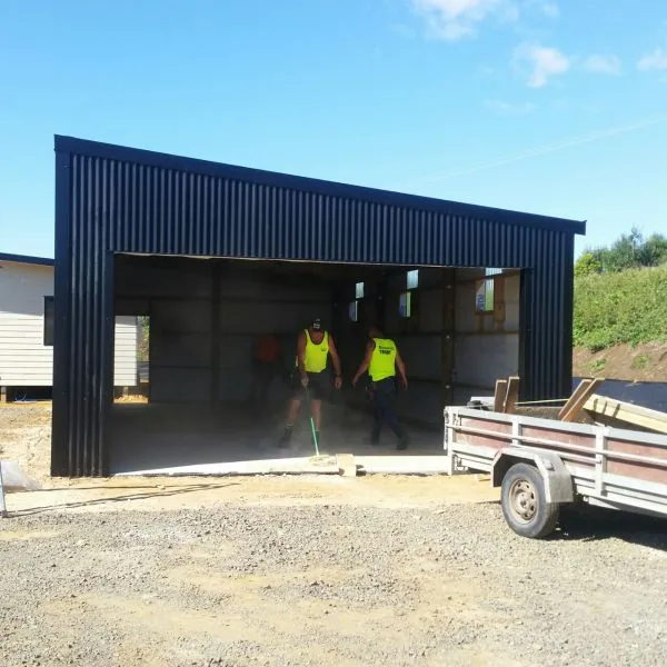 A rural lifestyle shed built by We Do It All Ltd